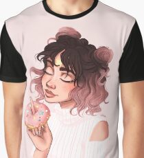 Donut Girl Graphic T-Shirt