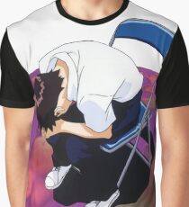 Shinji Neon genesis evangelion Graphic T-Shirt
