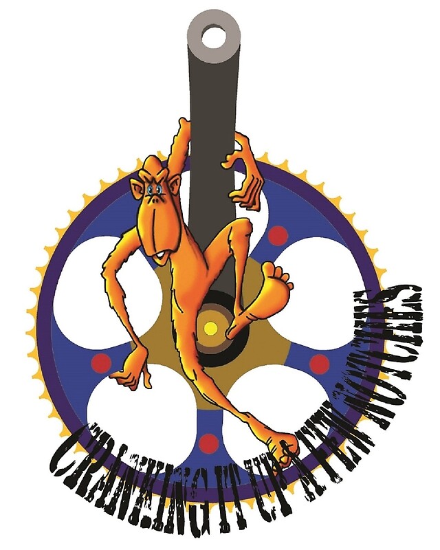 "Crank Monkey 1" by Natasha205 Redbubble