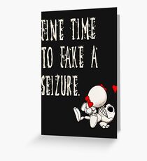 Skeletons Greeting Card