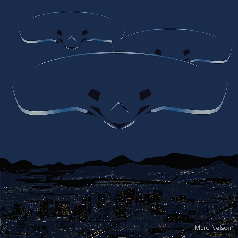 Phoenix Lights 1997 By Mary Nelson Redbubble   Flat,800x800,075,f.u3 