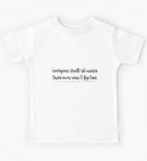 "And no one shall make them afraid..." - Reverse Kids Tee