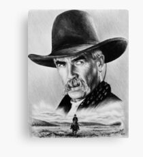 Sam Elliot Lone Rider Canvas Print