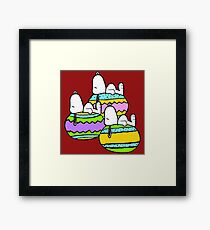 Snoopy Easter Framed Print