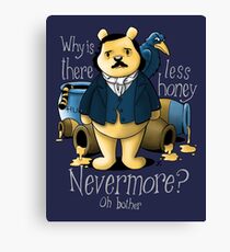 Edgar Allan Pooh Canvas Print