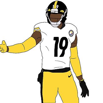 JuJu Smith-Schuster Jersey T Shirt Gold Tee - Fat Duck Tees