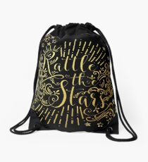 Rattle The Stars - in Gold Foil Drawstring Bag