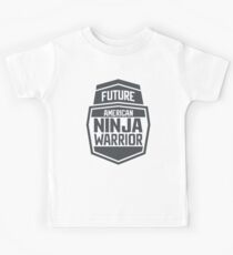 Camiseta para niños Futuro guerrero ninja estadounidense