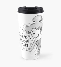 Never Grew Up Tink BW Travel Mug