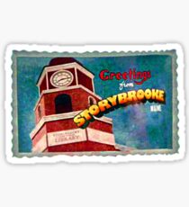 Greetings From Storybrooke Post Card Sticker