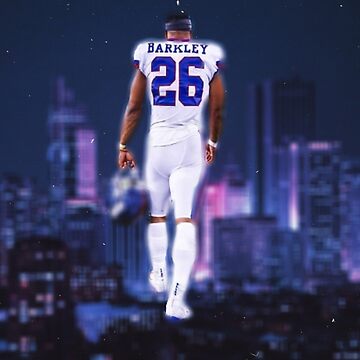 Download Saquon Barkley White Canvas Art Wallpaper