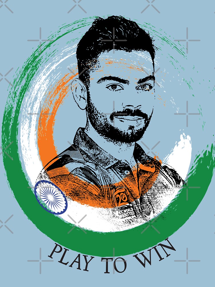 virat kohli blue shirt