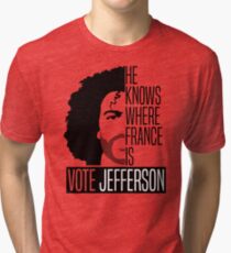 Vote For Jefferson Tri-blend T-Shirt