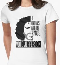Vote For Jefferson Women's Fitted T-Shirt