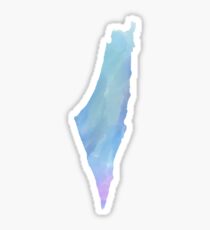 Israel Watercolor Sticker