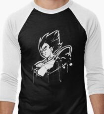 Camiseta ¾ bicolor para hombre Vegeta Saiyan
