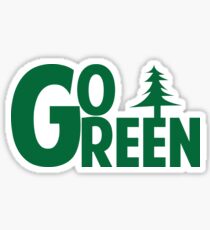 Go Green Tree Sticker