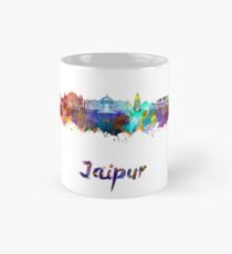 Jaipur skyline in watercolor Mug