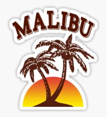 Malibu rum Sticker