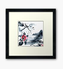 Sumi-e Framed Print