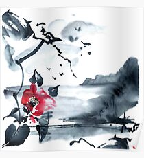 Sumi-e Poster