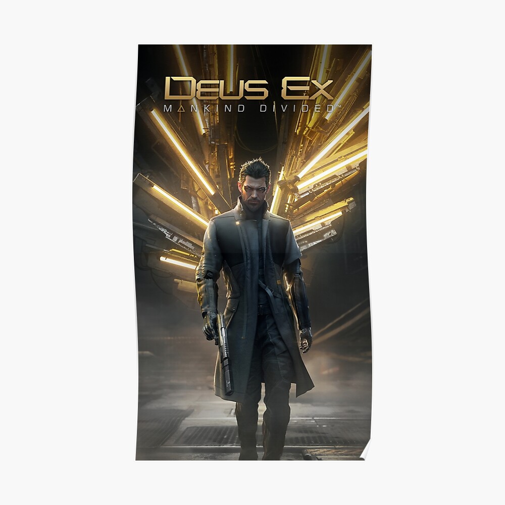 Deus Ex Adam Jensen Icarus Print Poster By AJensen Redbubble