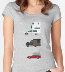 Motorhome challenge Fitted Scoop T-Shirt