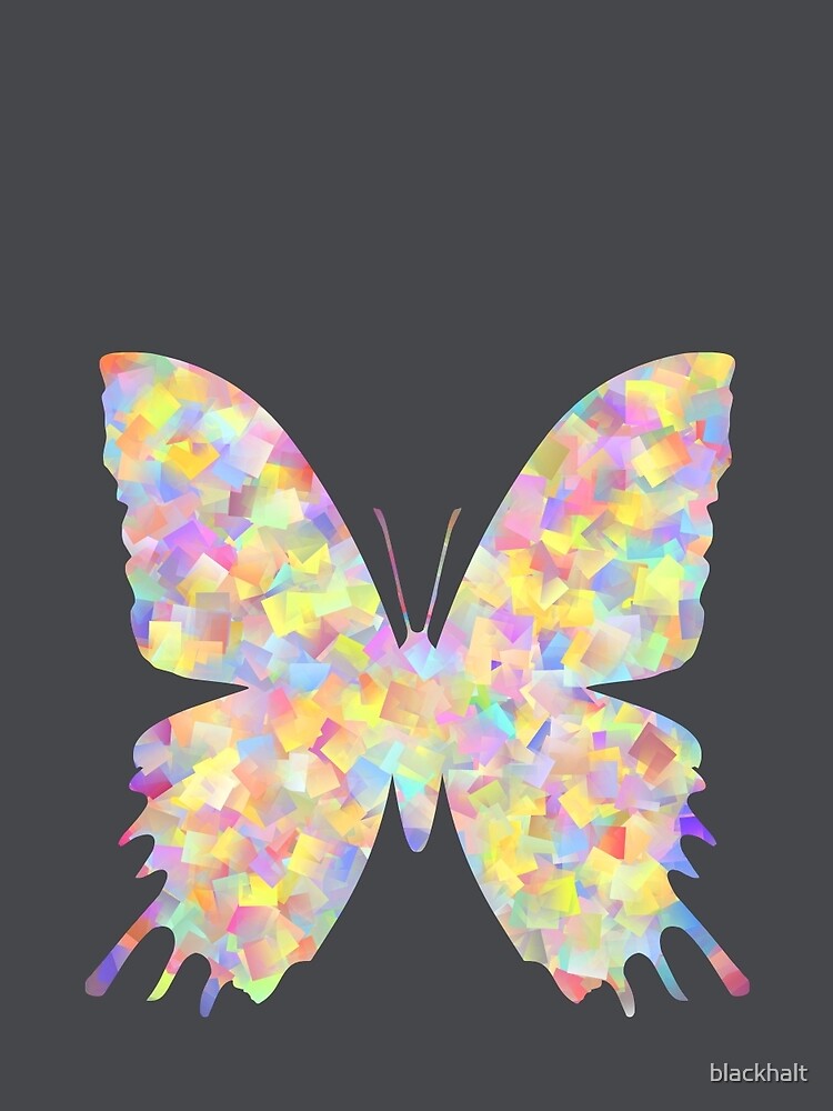 Pastel Motley Butterfly by blackhalt