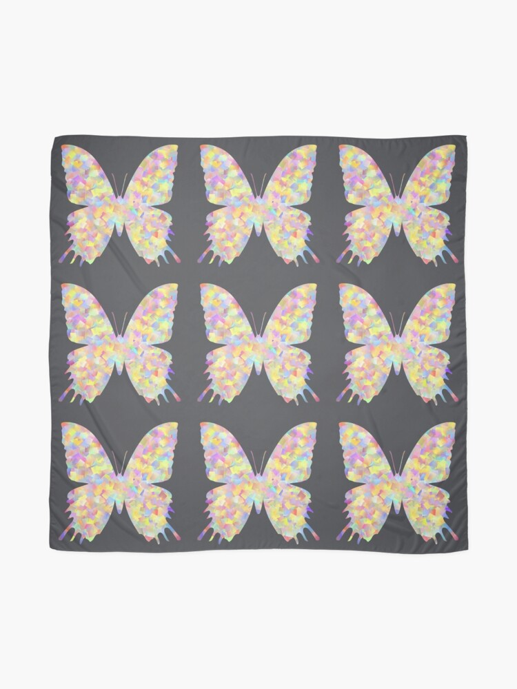 Alternate view of Pastel Motley Butterfly Scarf