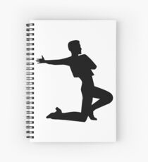 Flamenco man Spiral Notebook