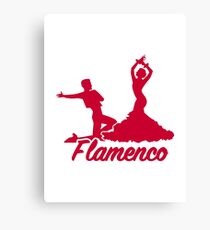 Flamenco Canvas Print