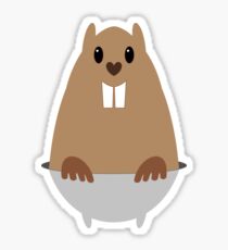 GROUNDHOG & SHADOW Sticker