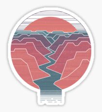 Canyon River Sticker