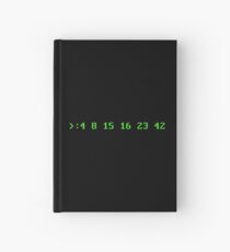 Hurley's Numbers - DOS Font Hardcover Journal