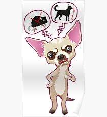 Angry Chihuahua Poster