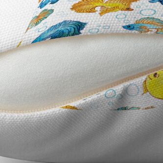 Alternate view of Beta Fish Throw Pillow