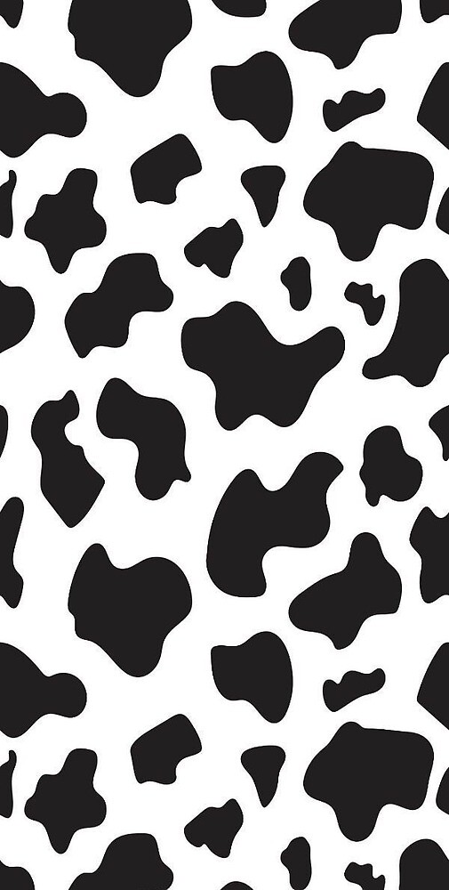aesthetic pattern cow by Shopsellerrr