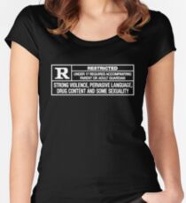 Bewertet R Tailliertes Rundhals-Shirt