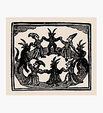 Witches Circle Dance Photographic Print
