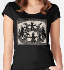 Witches Circle Dance Women's Fitted Scoop T-Shirt