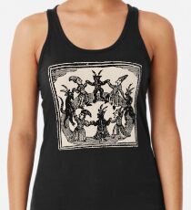 Witches Circle Dance Racerback Tank Top