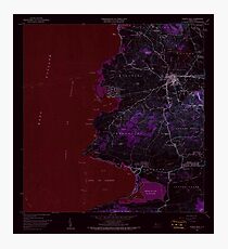 USGS TOPO Map Puerto Rico PR Puerto Real 362205 1966 20000 Inverted Photographic Print
