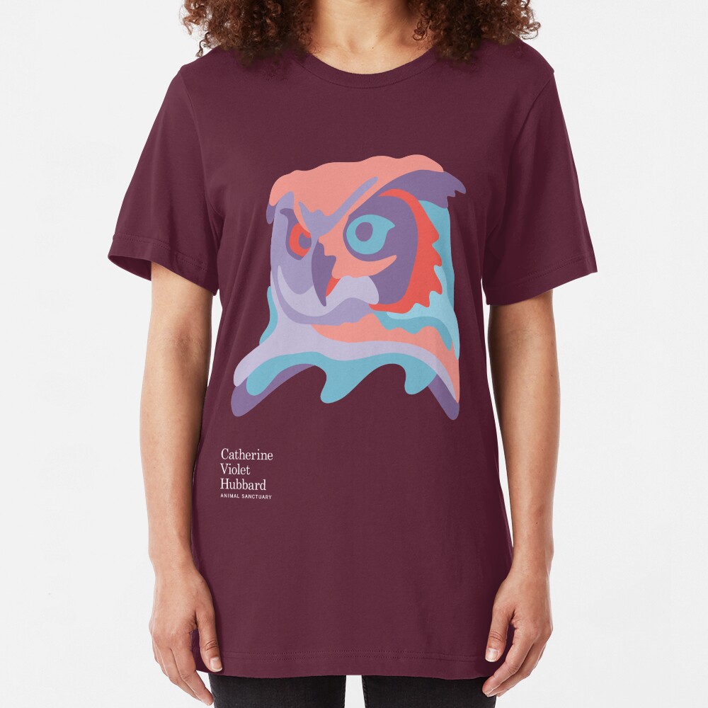 Catherine's Owl - Dark Shirts Slim Fit T-Shirt