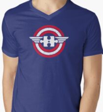Autism Awareness Shirt for Autism Month | Captain Autism Superhero T-Shirt Men's V-Neck T-Shirt