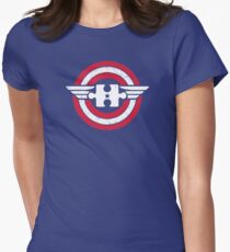 Autism Awareness Shirt for Autism Month | Captain Autism Superhero T-Shirt Women's Fitted T-Shirt