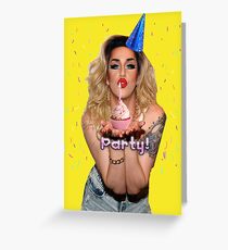 Party! Adore Delano Greeting Card