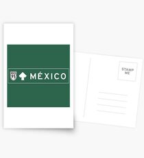 Mexico City, Highway Sign, Mexico Postcards