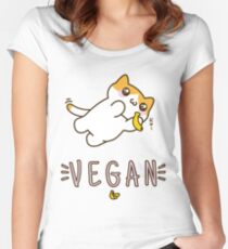 Vegan Women's Fitted Scoop T-Shirt