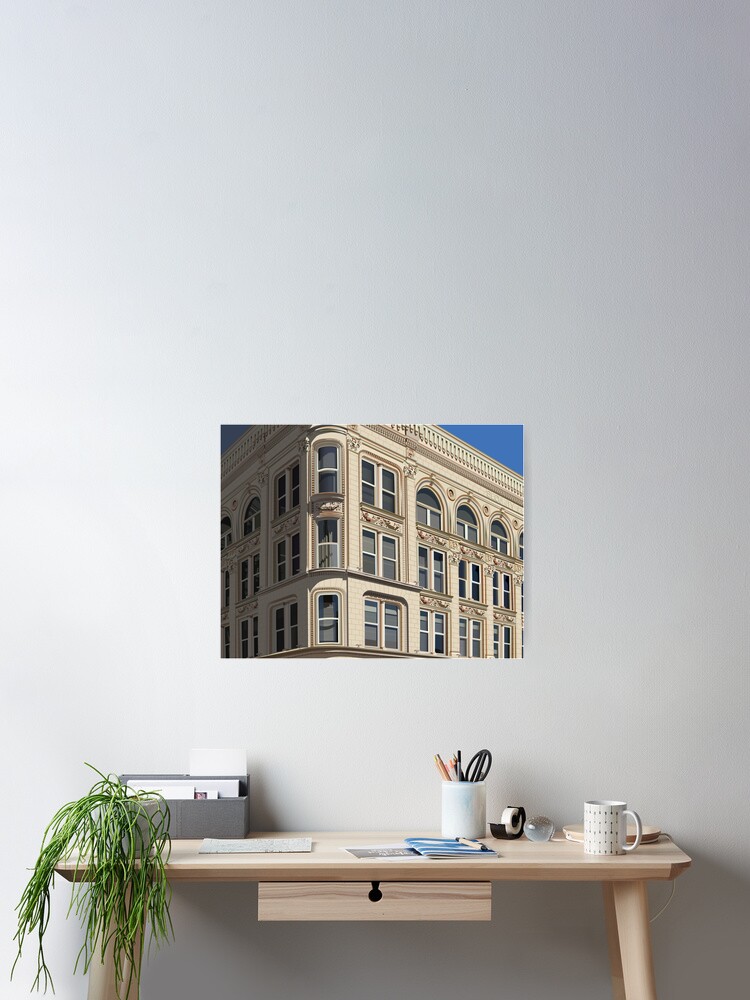 Old Building Dubuque Iowa Poster By Khochrein Redbubble