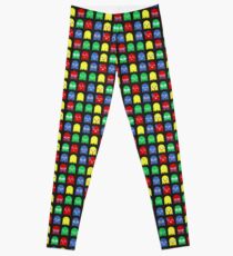 Pixel Ghost Video Game 8bit Geek Graphic T-shirt Leggings